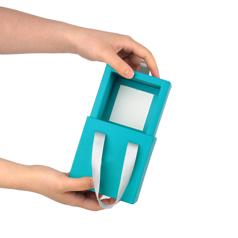 Paper Box With Handle For Jewelry