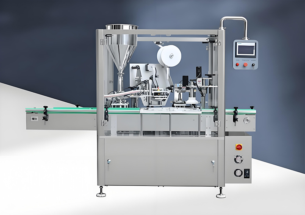 Fully automatic aluminum film sealing machine
