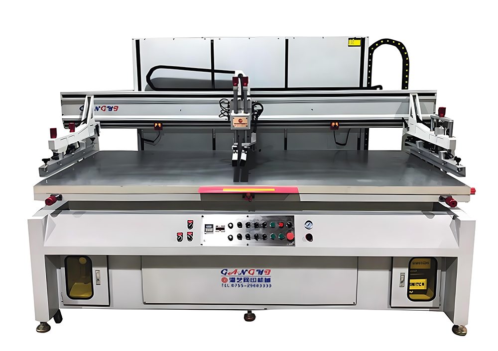 GY High Precision Vertical Electric Screen Printing Machine Large Table