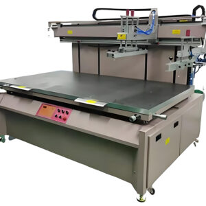 Large flat screen printing machine